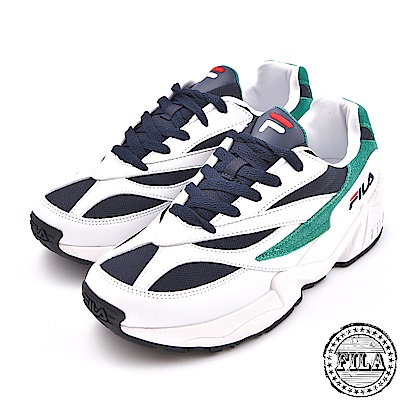 FILA 韓版老爹鞋 拼接復古 休閒鞋 4 J027T 136