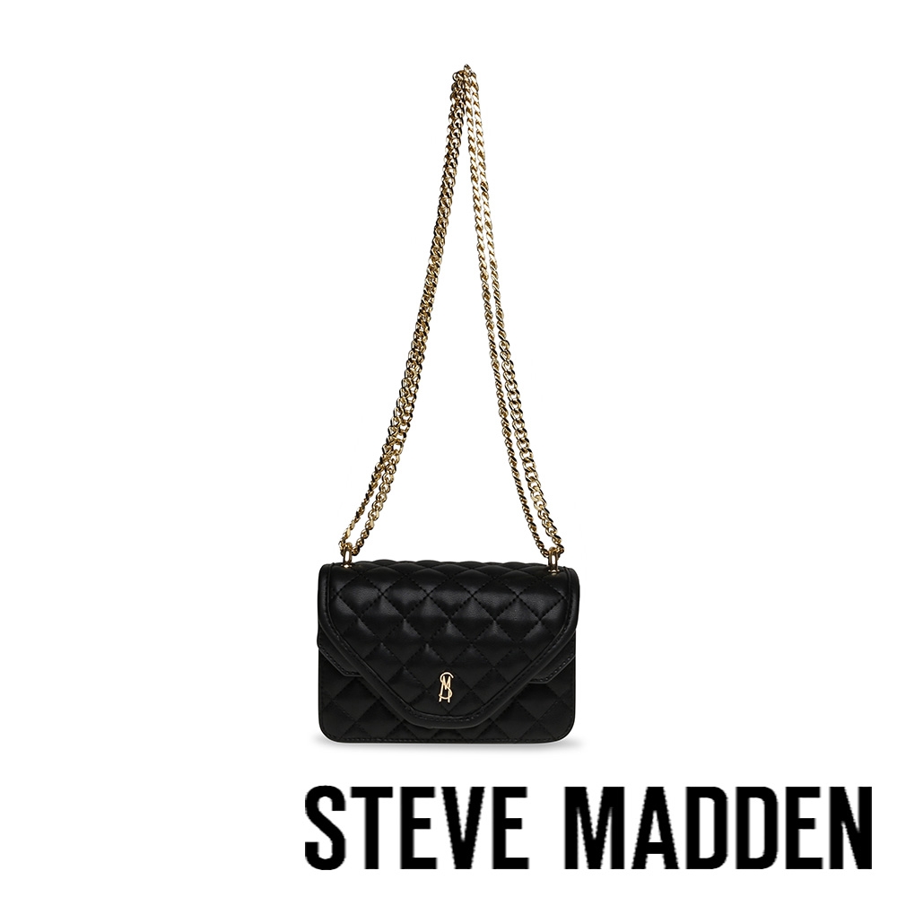 STEVE MADDEN-BRONDO 菱格紋信封包-黑色