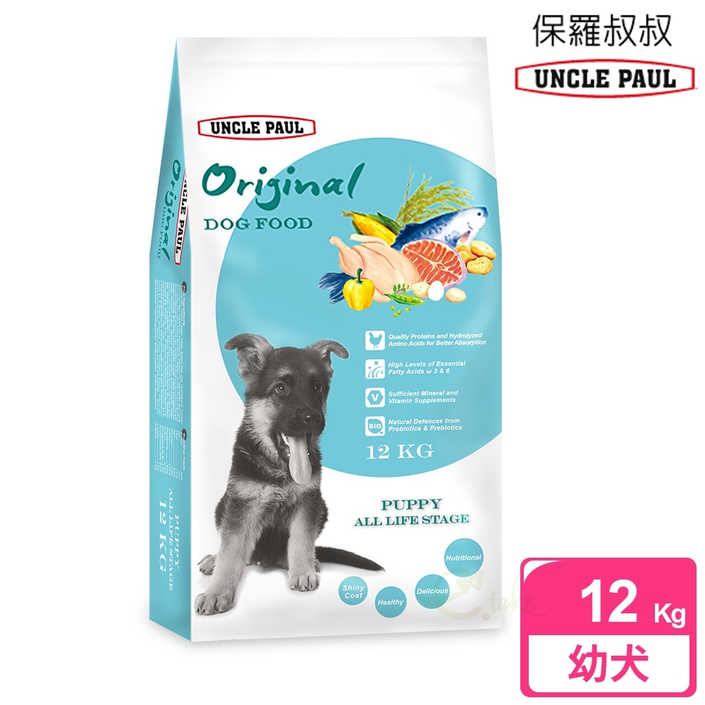 UNCLE PAUL 保羅叔叔田園生機狗食 12kg 幼犬 全齡用