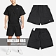 Nike 短褲 Lab Solo Swoosh Shorts 男款 黑 拉鍊口袋 抽繩 棉褲 DX0818-010 product thumbnail 1