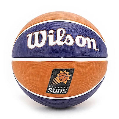 Wilson NBA Team [WTB1300XBPHO] 籃球 7號 隊徽球 耐磨 橡膠 室外 太陽隊