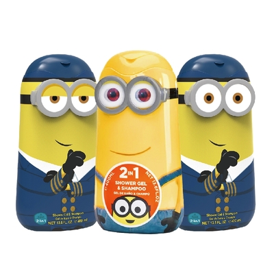 【包損商品】MINIONS 小小兵 2合1沐浴洗髮精 400ml