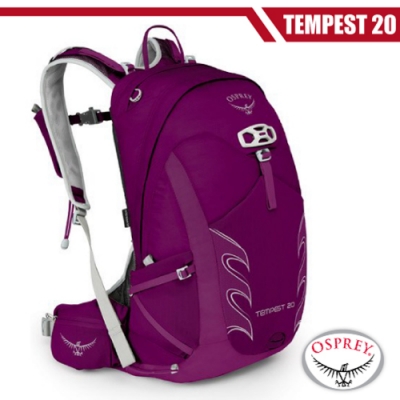 OSPREY 女新款 Tempest 20 極輕量健行登山背包(S/M)_神秘紅 R