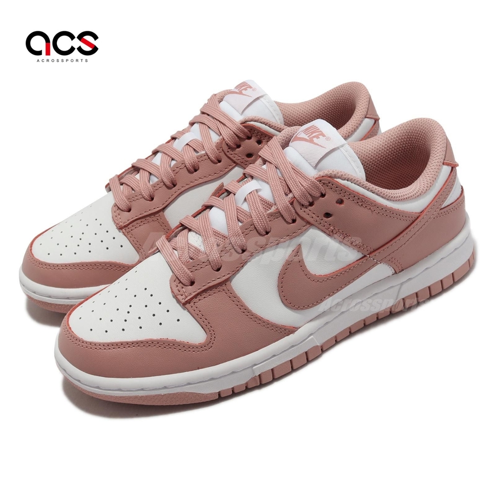 Nike 休閒鞋 Wmns Dunk Low 女鞋 乾燥玫瑰 經典 皮革 球鞋 低筒 DD1503-118