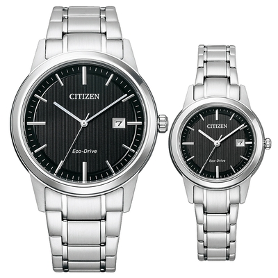 CITIZEN 星辰 光動能情侶手錶 對錶 母親節禮物 送禮推薦 AW1231-66E+FE1081-67E