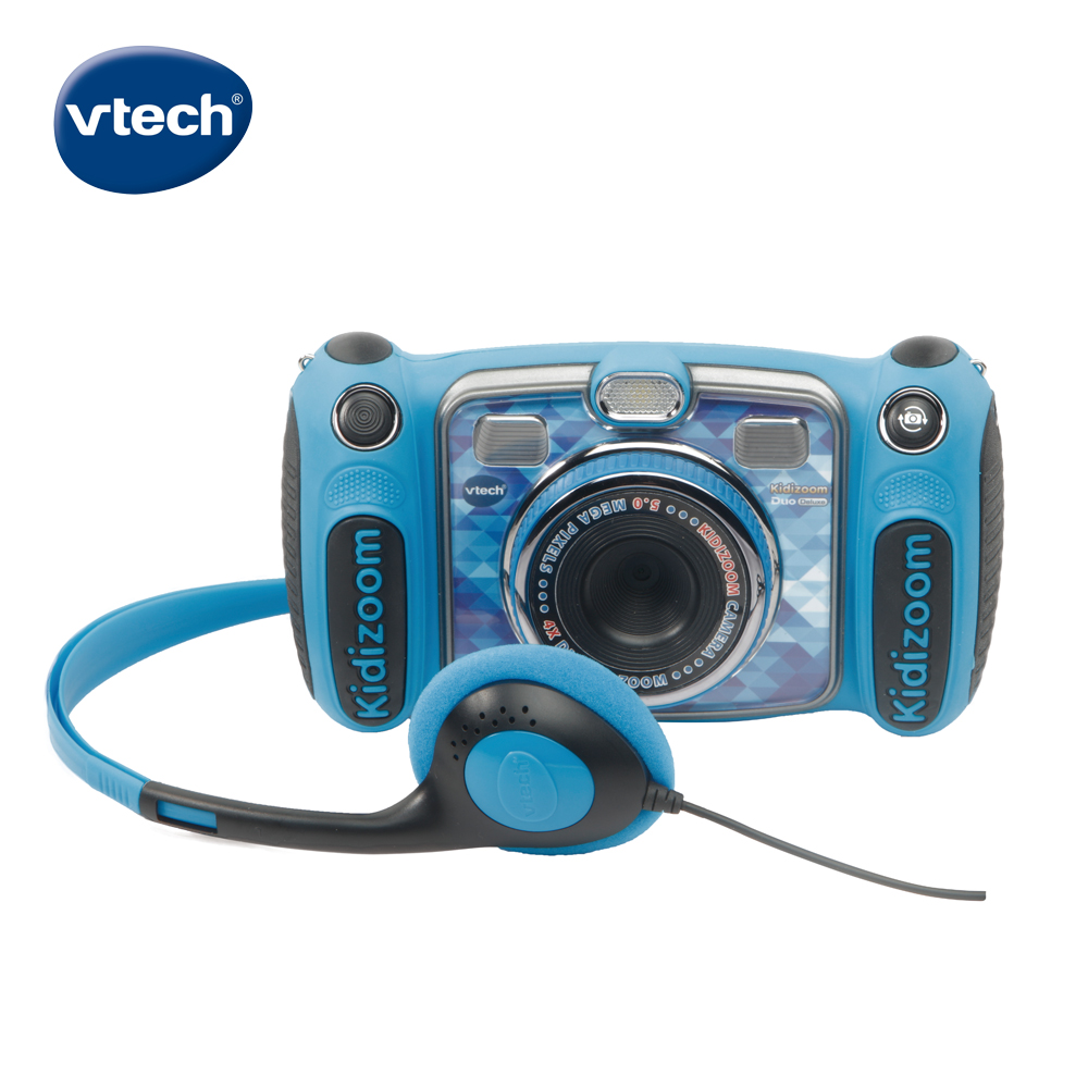 【Vtech】多功能兒童MP3遊戲相機-藍