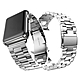 Apple Watch 不鏽鋼三珠蝶扣錶帶-贈拆錶器(星空銀-41mm) product thumbnail 1