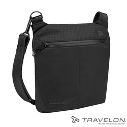 【Travelon】Active 防盜小斜肩包(25X23X4cm)/單肩包.隨身包_TL-43126 黑