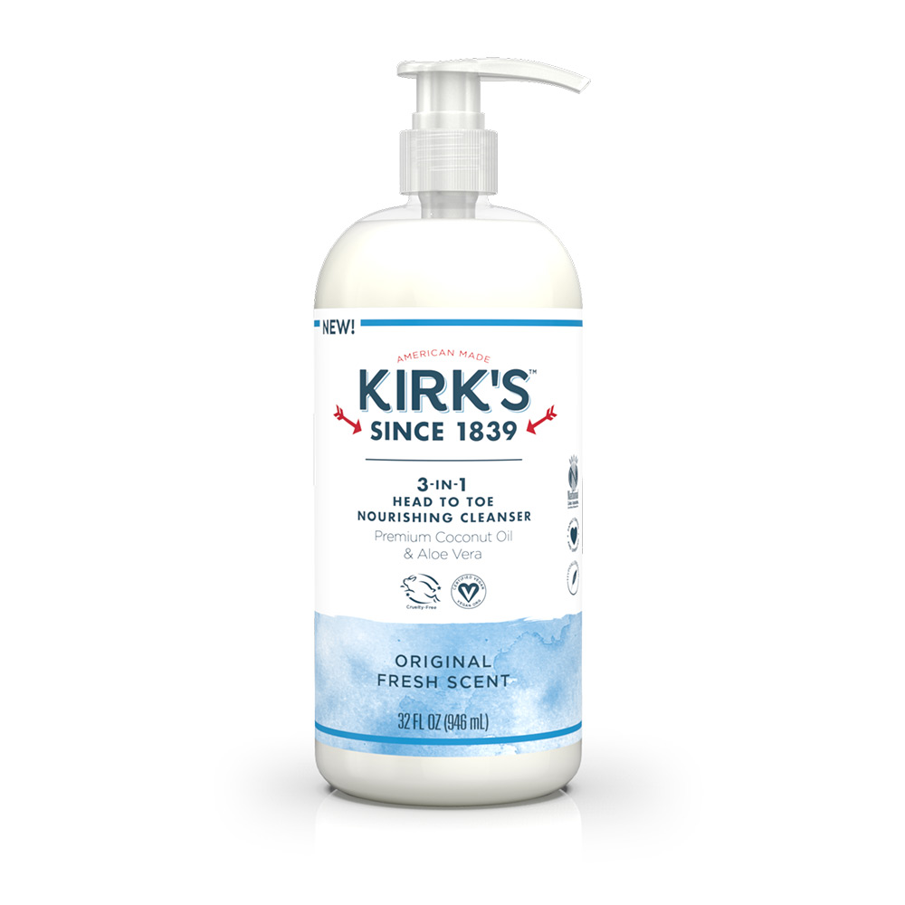 Kirks Natural 柯氏經典 – 全身沐浴洗髮精-潤潤經典保濕 946mL