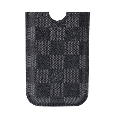 lv n62669 damier graphite iphone手機套(黑灰)