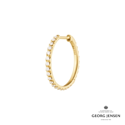 Georg Jensen 喬治傑生 GEORG JENSEN SIGNATURE DIAMONDS 耳環 大號