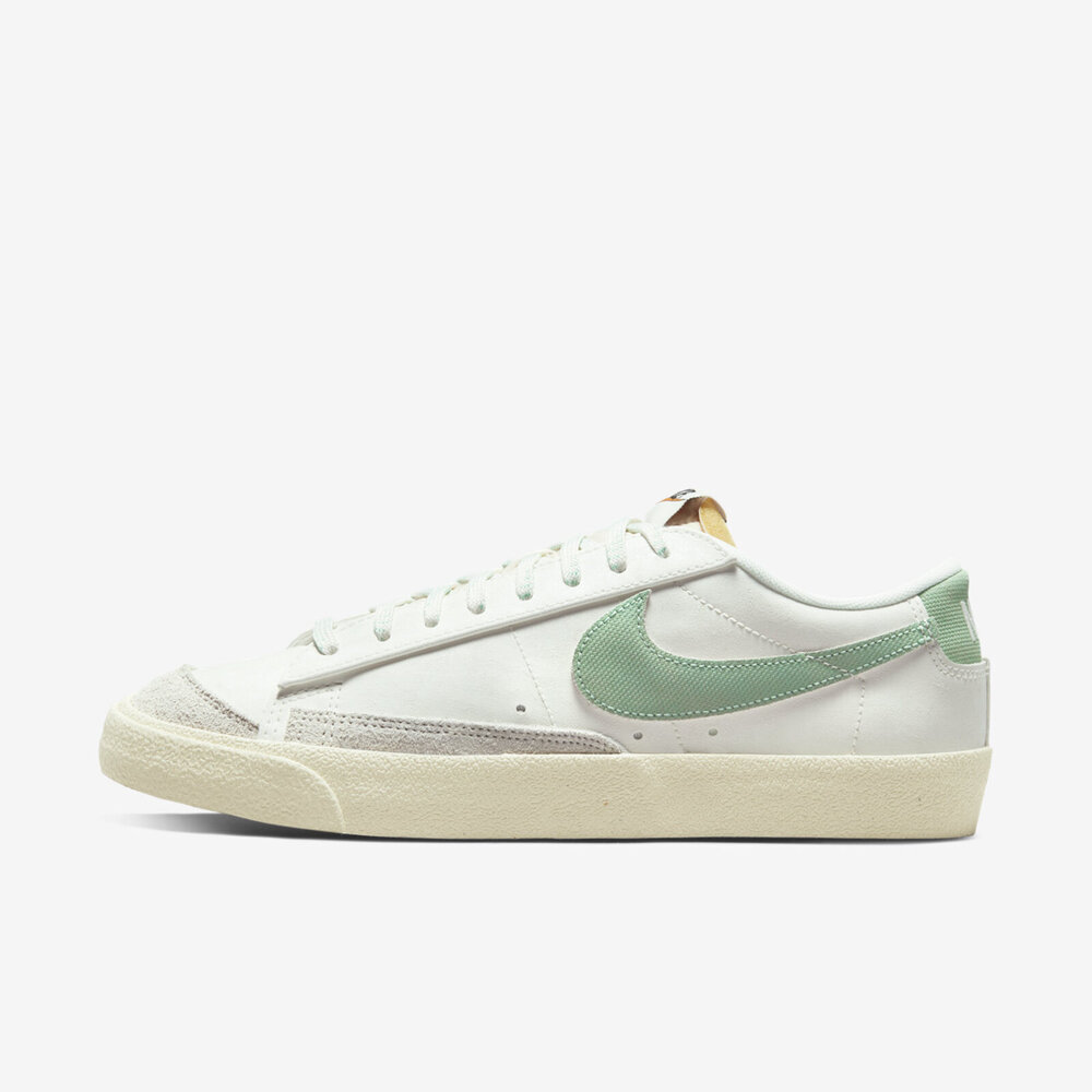 Nike Blazer Low 77 PRM [DO9799-100] 男 休閒鞋 運動 經典 低筒 拼接 白 奶綠