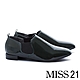 低跟鞋 MISS 21 毛毛襪套兩穿式方頭低跟鞋/短靴－綠 product thumbnail 1