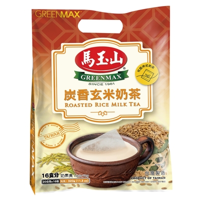 【馬玉山】炭香玄米奶茶(20gx16入)