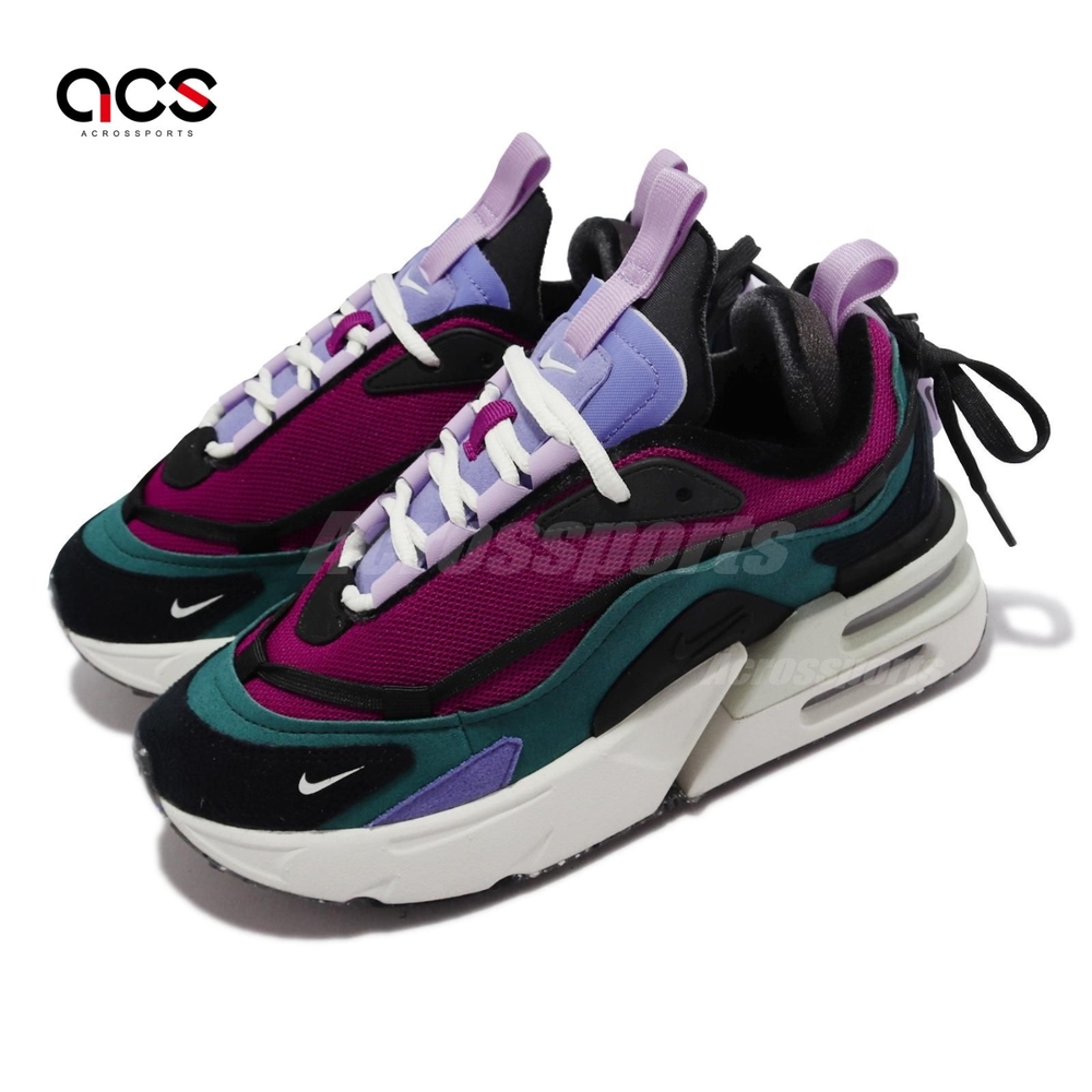 Nike 休閒鞋 Wmns Air Max Furyosa NRG 女鞋 紫 綠 氣墊 女鞋 增高 蛋堡同款 DC7351-300