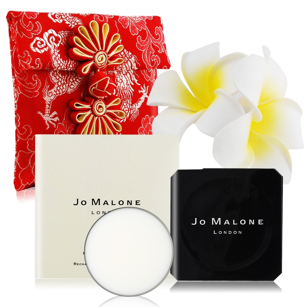 Jo Malone 香膏補充蕊心2.5g贈緞面袋+雞蛋花飾品-多款可選