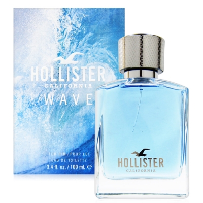 HOLLISTER 加州海浪 男性淡香水 100ml 效期至2021/4