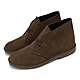 Clarks 休閒鞋 Desert Boot 2 男鞋 棕 沙漠靴 皮革 短靴 英倫風 克拉克 26161250 product thumbnail 1