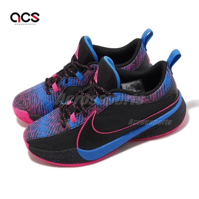 Nike 籃球鞋 Freak 5 SE GS 女鞋 大童鞋 黑 藍 字母哥 運動鞋 FB8979-400