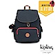 Kipling 經典款深藍撞色拉鍊掀蓋後背包-CITY PACK S-ESSENTIAL系列 product thumbnail 1