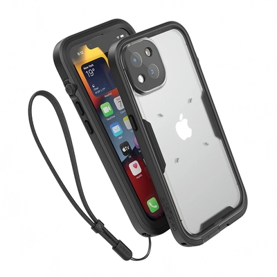 CATALYST iPhone13  (2顆鏡頭) 完美四合一防水保護殼●黑色