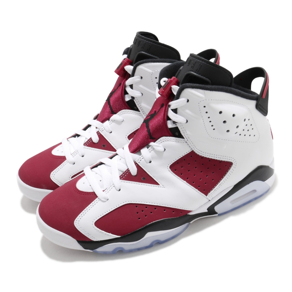 Nike 籃球鞋 Air Jordan 6代 Retro 男鞋 Carmine AJ6 喬丹 白 紅 CT8529106