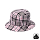 XLARGE CHECKED BUCKET HAT漁夫帽-粉格紋 product thumbnail 1