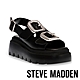 STEVE MADDEN-TRANSPORTER 扣寬帶厚底休閒涼鞋-黑色 product thumbnail 1