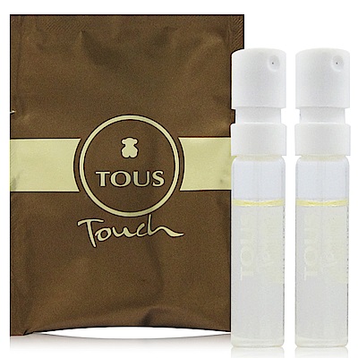 TOUS Touch 金色小熊淡香水 針管1.5ml x 2入