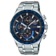 EDIFICE計時碼錶系列太陽能不鏽鋼賽車腕錶-藍(EQS-920DB-2A)/56.5mm product thumbnail 1