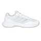 ADIDAS GAMECOURT 2 W 男女運動網球鞋-運動 網球鞋 愛迪達 輕量 HQ8476 白銀 product thumbnail 1