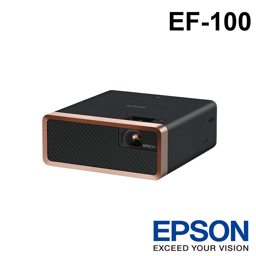 EPSON EF-100BATV 投影機 黑色 內建正版Netflix  熱銷推薦