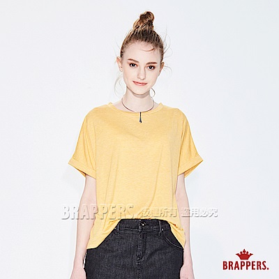 BRAPPERS 女款 收腰綁帶造型上衣-黃