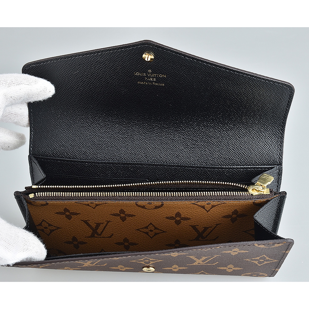 M80726 Louis Vuitton Monogram Reverse Sarah Wallet