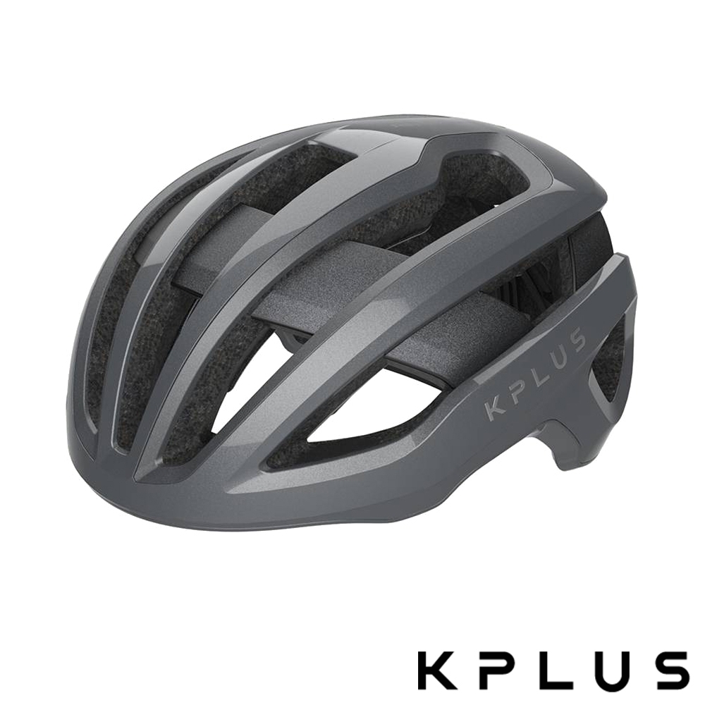 KPLUS 單車安全帽S系列公路競速360度全視角反光警示系統NOVA Helmet-灰