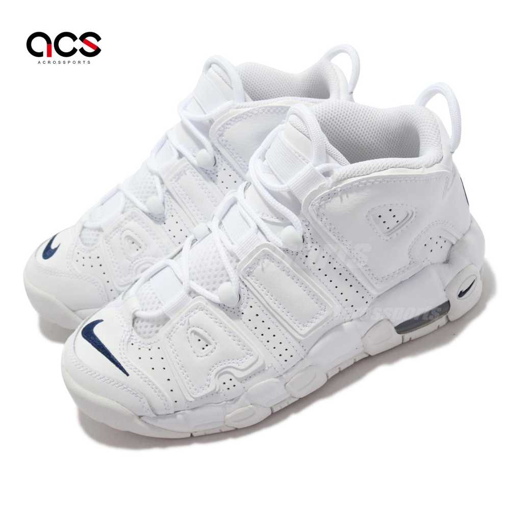 Nike 休閒鞋Air More Uptempo GS 女鞋經典款大AIR 氣墊避震大童穿搭全