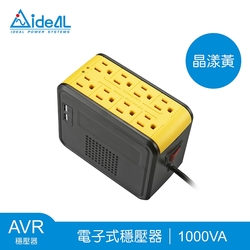 愛迪歐IDEAL 1000VA 穩壓器 PSCU-1000(晶漾黃)