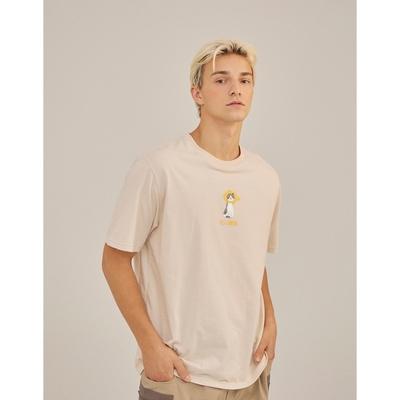 CACO-MIT 鯛魚燒貓咪短T-情侶款-男【D1CA060】