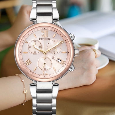 CITIZEN 星辰 xC廣告款 光動能 時尚計時腕錶 35mm / FB1455-50W