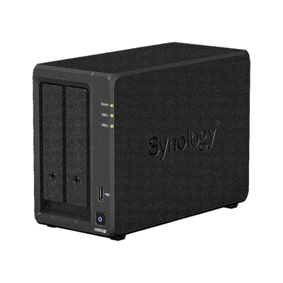 Synology 群暉科技DS720+ NAS 含14TB 企業硬碟兩顆+500G SSD 2