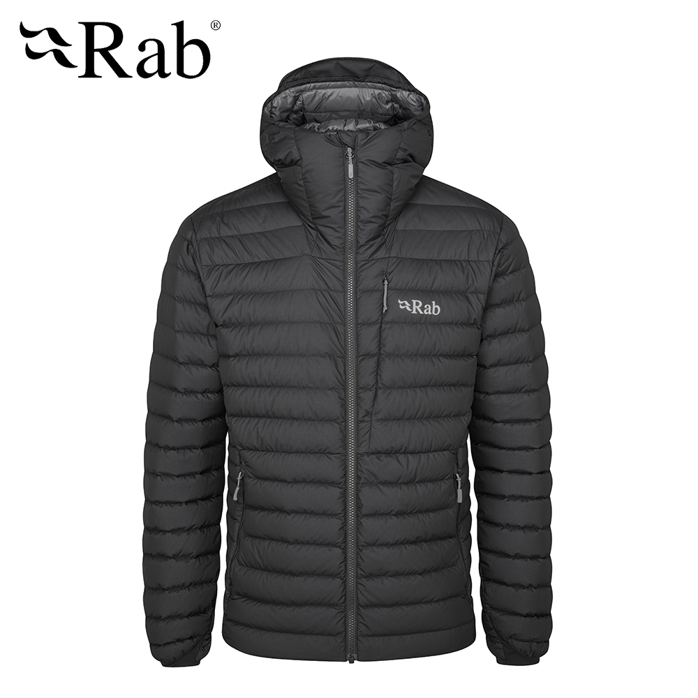 【RAB】Infinity Microlight Jacket 防風保暖羽絨外套 男款 黑色 #QDB22