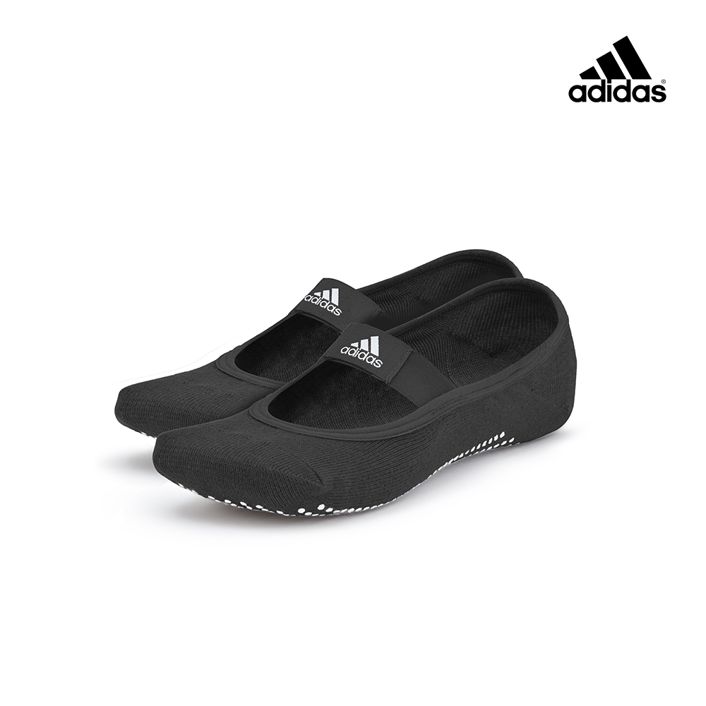 Adidas-防滑透氣瑜珈襪(黑)