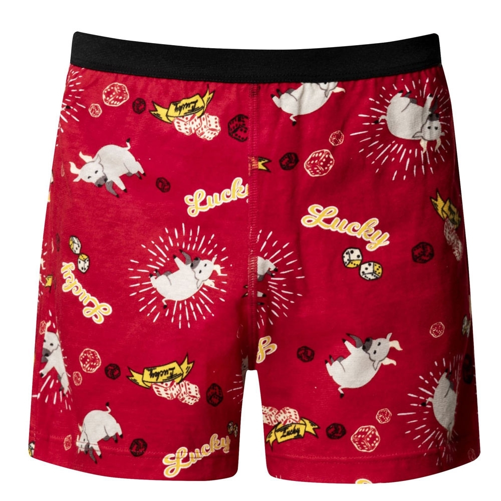 DADADO-牛轉好運到 140-160男童內褲(紅) 品牌推薦-舒適寬鬆