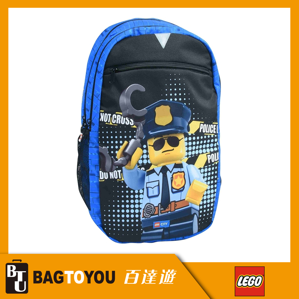 【LEGO】丹麥樂高雙隔層背包-警察 10072-2003