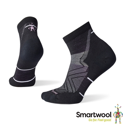 官方直營 Smartwool 女機能跑步局部輕量減震低筒襪 黑色 美麗諾羊毛襪 跑襪 保暖襪 除臭襪