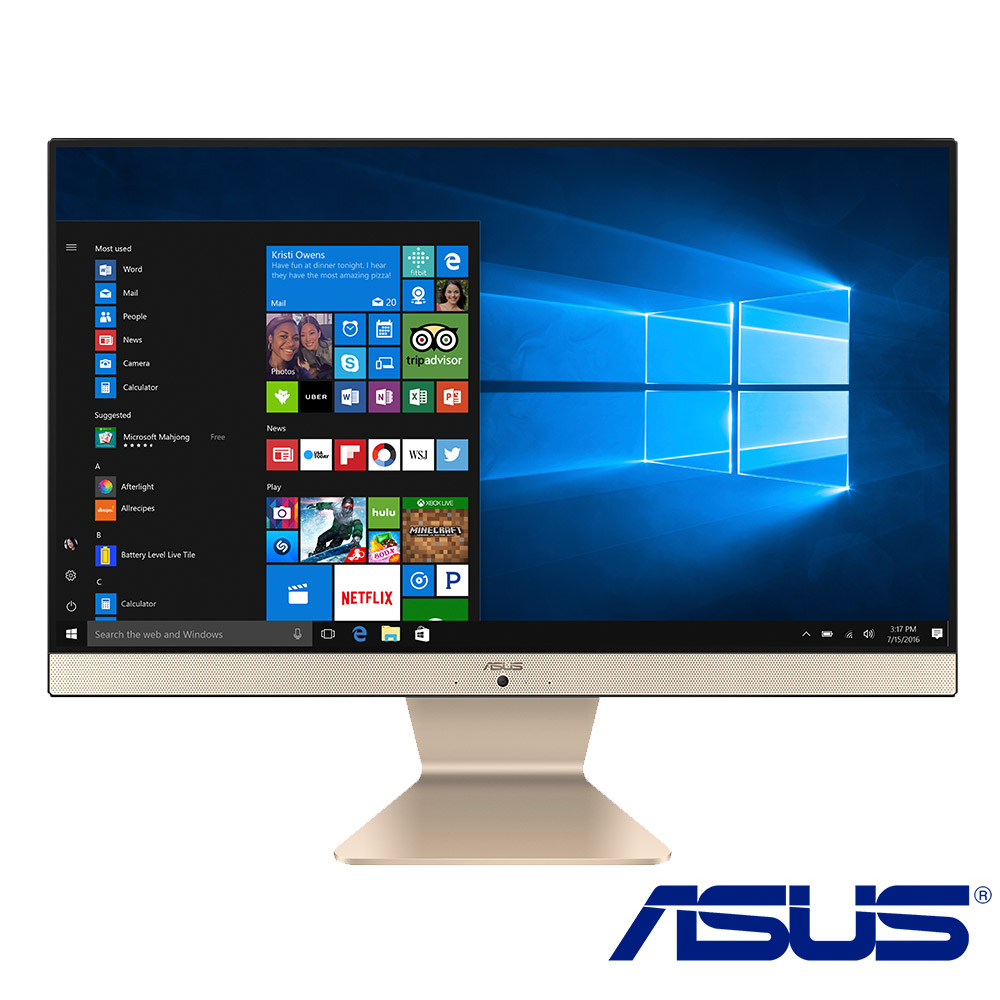 Asus華碩v222uak 雙核液晶電腦 3867u 4g 1t Win10h Vivo Aio Aio桌上型電腦 Yahoo奇摩購物中心