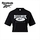 Reebok_CL AE BIG LOGO CROP TEE 短袖上衣_女_100036313 product thumbnail 1