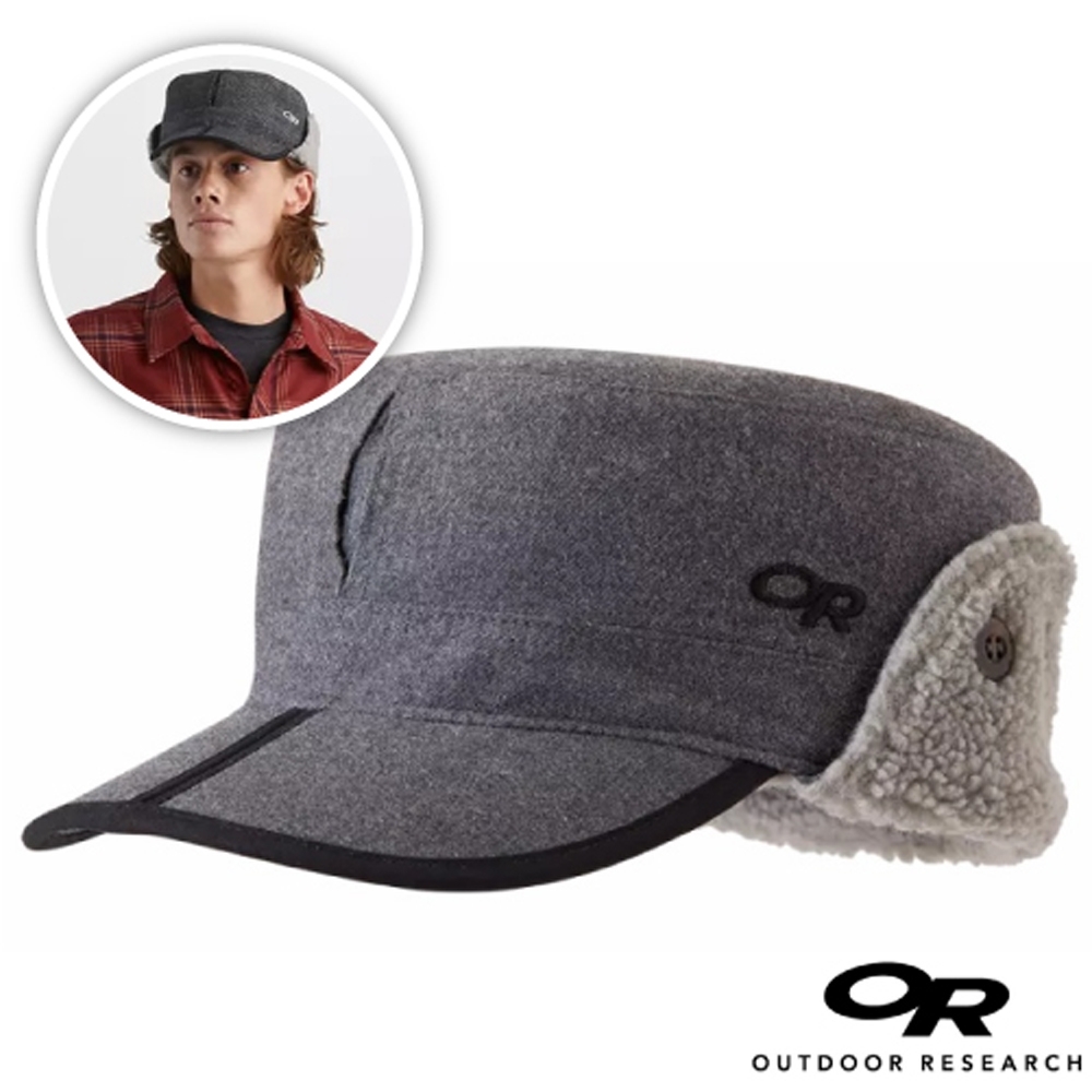 Outdoor Research 新款yukon Cap 內刷毛保暖覆耳羊毛帽子 棒球帽 可遮耳 淺灰 棒球帽 鴨舌帽 Yahoo奇摩購物中心