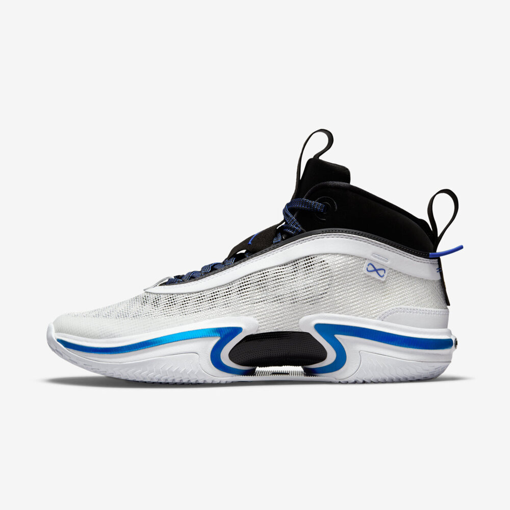 Nike Air Jordan XXXVI PF [DA9053-101] 男 籃球鞋 運動 緩震 喬丹 36代 白黑藍