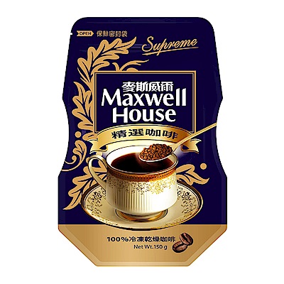 Maxwell麥斯威爾 精選咖啡環保包(150g/袋)